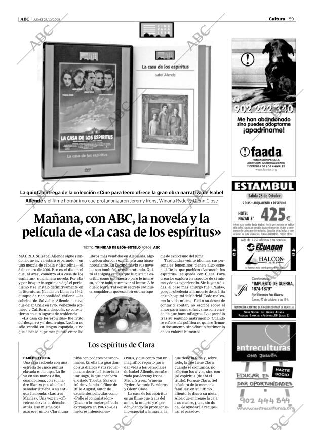 ABC MADRID 27-10-2005 página 59