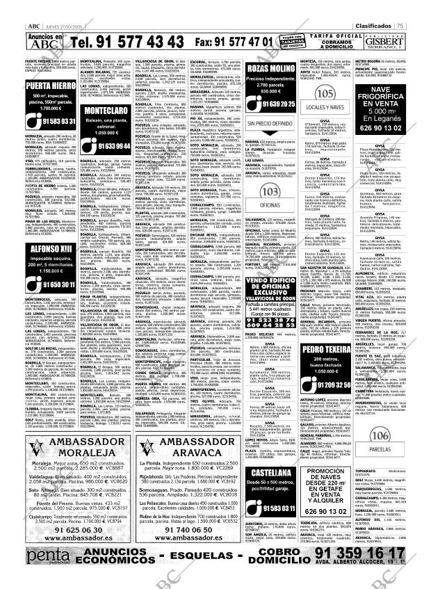 ABC MADRID 27-10-2005 página 75