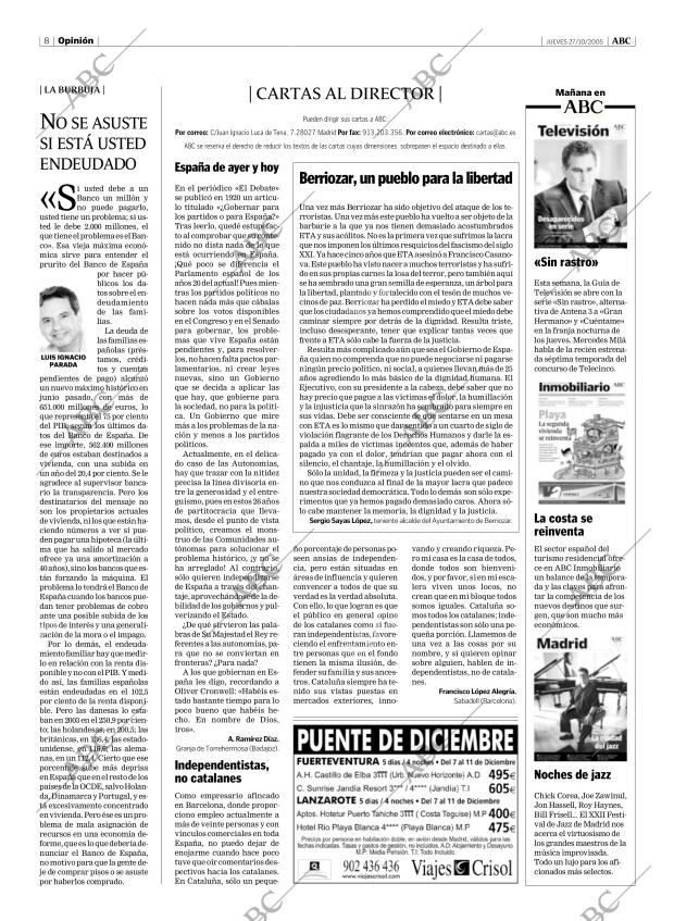 ABC MADRID 27-10-2005 página 8