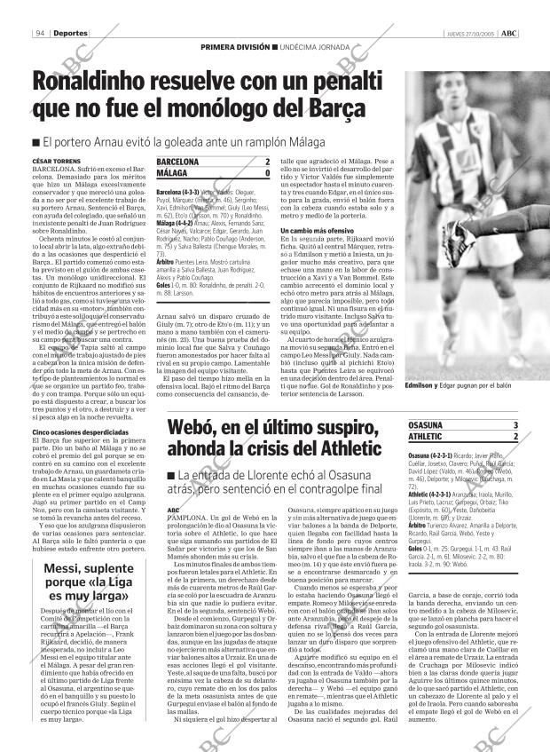 ABC MADRID 27-10-2005 página 94