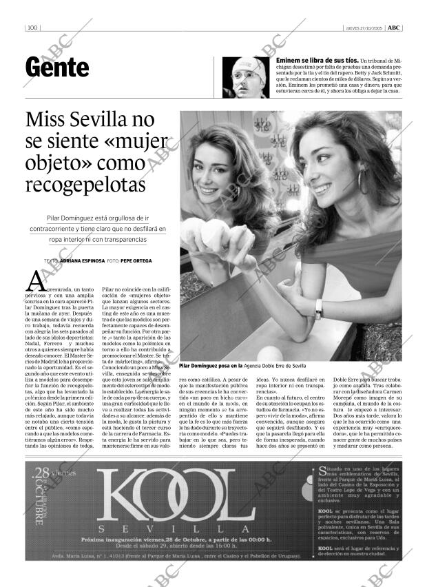 ABC SEVILLA 27-10-2005 página 100