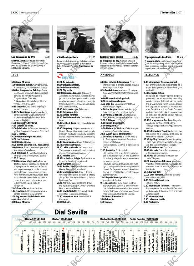 ABC SEVILLA 27-10-2005 página 107