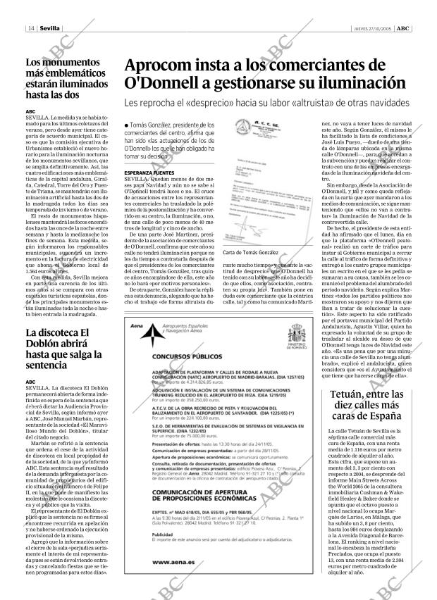 ABC SEVILLA 27-10-2005 página 14