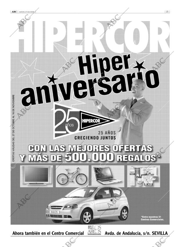 ABC SEVILLA 27-10-2005 página 15