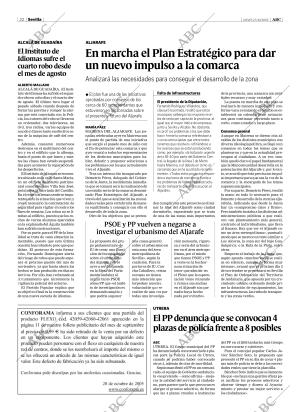 ABC SEVILLA 27-10-2005 página 22