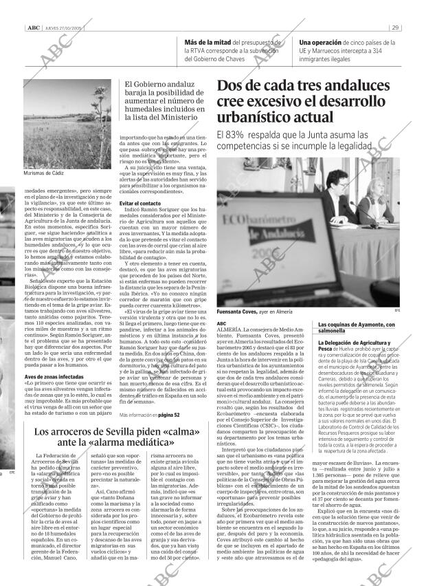 ABC SEVILLA 27-10-2005 página 29