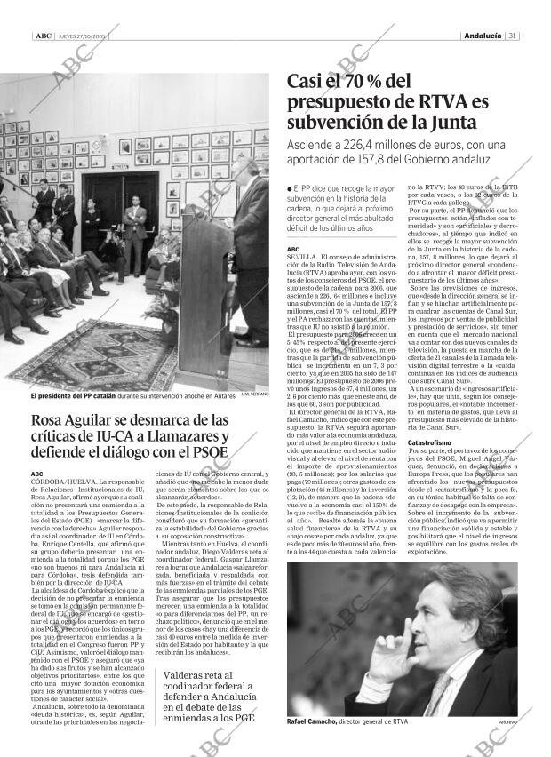 ABC SEVILLA 27-10-2005 página 31