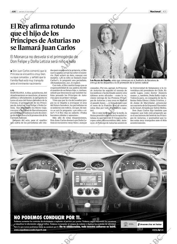 ABC SEVILLA 27-10-2005 página 43