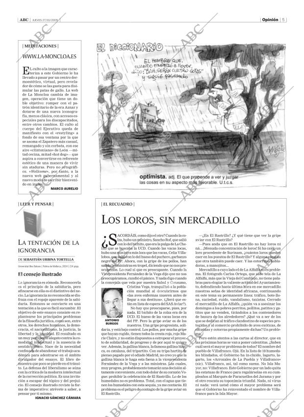 ABC SEVILLA 27-10-2005 página 5