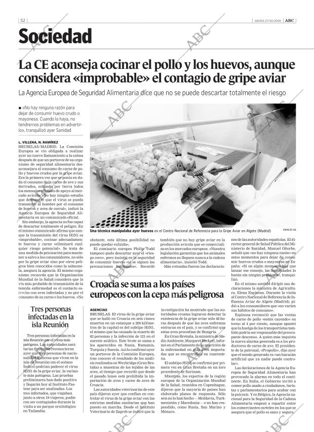 ABC SEVILLA 27-10-2005 página 52