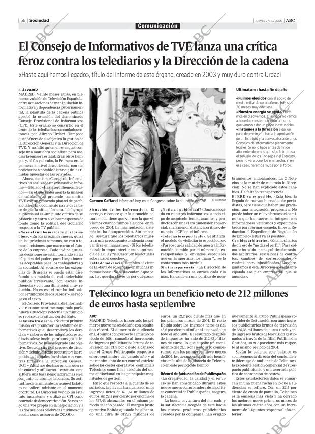 ABC SEVILLA 27-10-2005 página 56