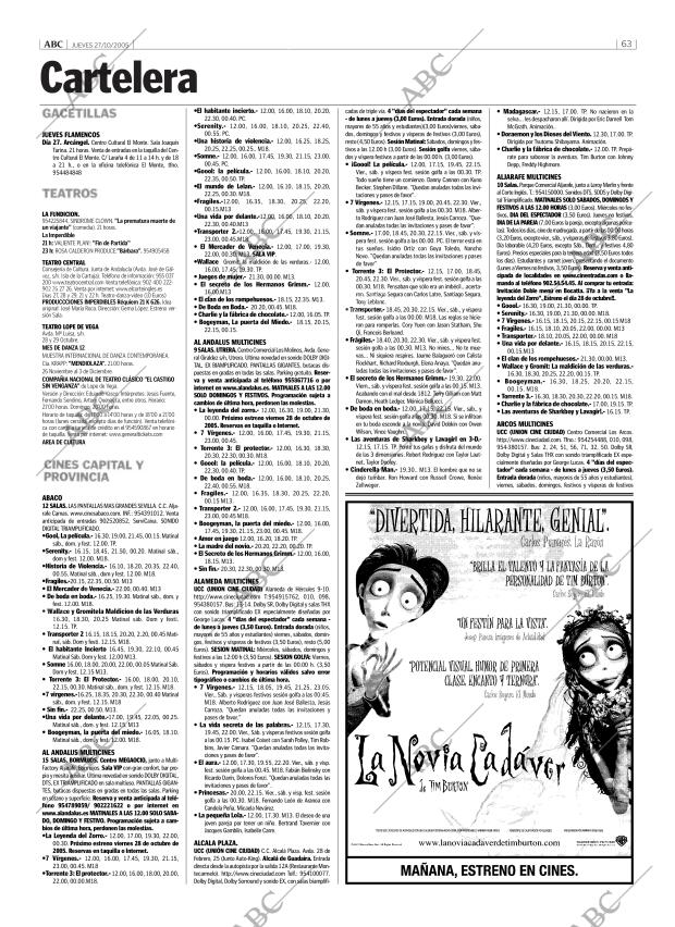 ABC SEVILLA 27-10-2005 página 63