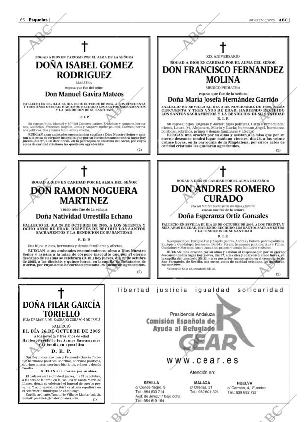 ABC SEVILLA 27-10-2005 página 66