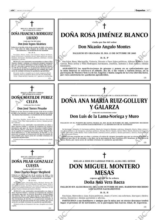 ABC SEVILLA 27-10-2005 página 67