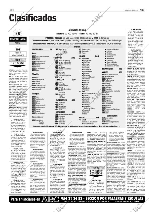 ABC SEVILLA 27-10-2005 página 68