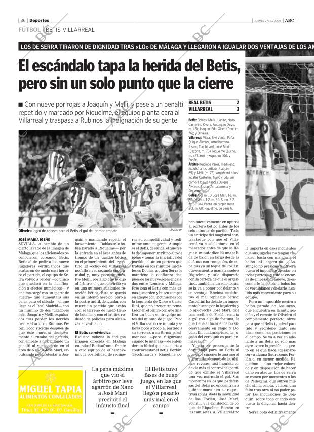 ABC SEVILLA 27-10-2005 página 86