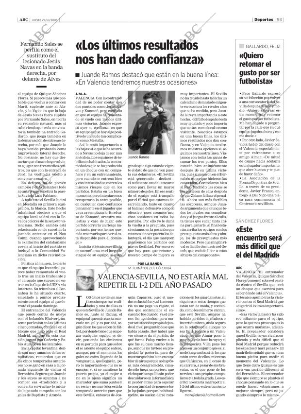 ABC SEVILLA 27-10-2005 página 93