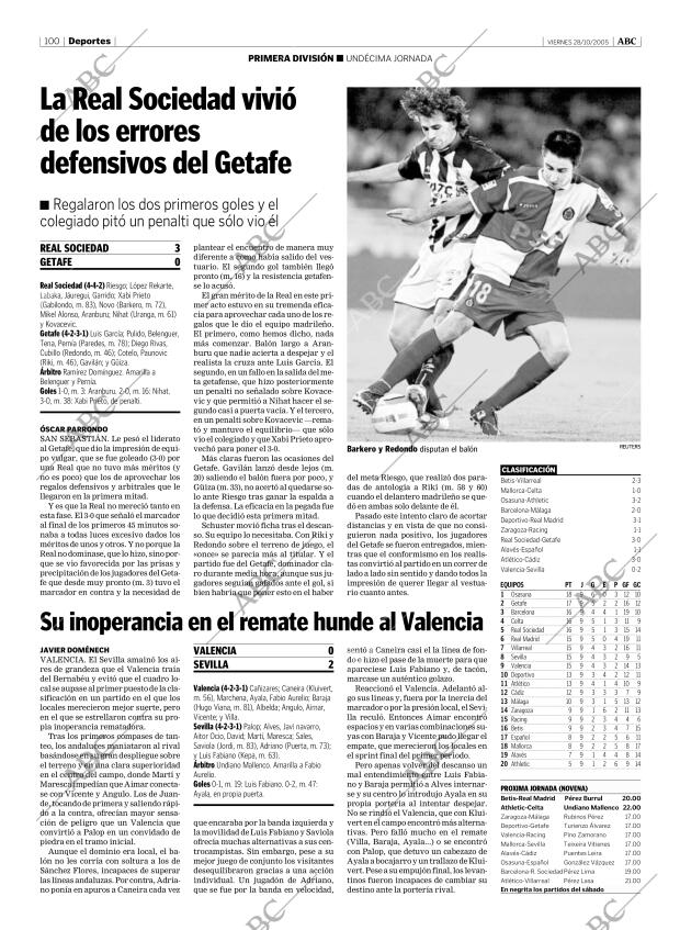 ABC MADRID 28-10-2005 página 100