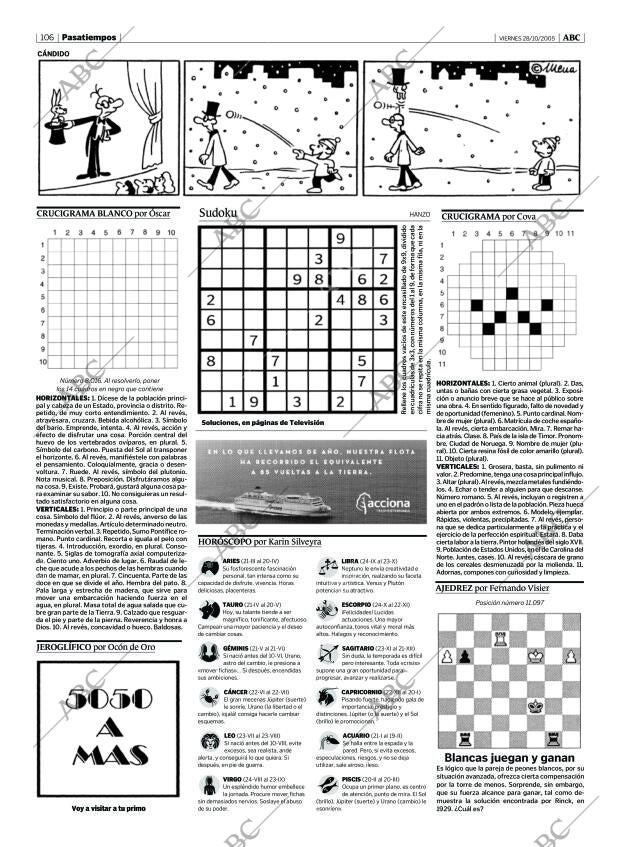 ABC MADRID 28-10-2005 página 106