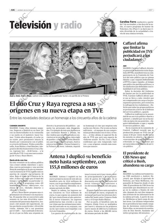 ABC MADRID 28-10-2005 página 107
