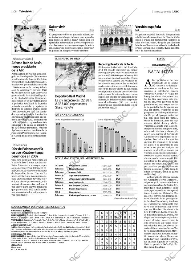 ABC MADRID 28-10-2005 página 108