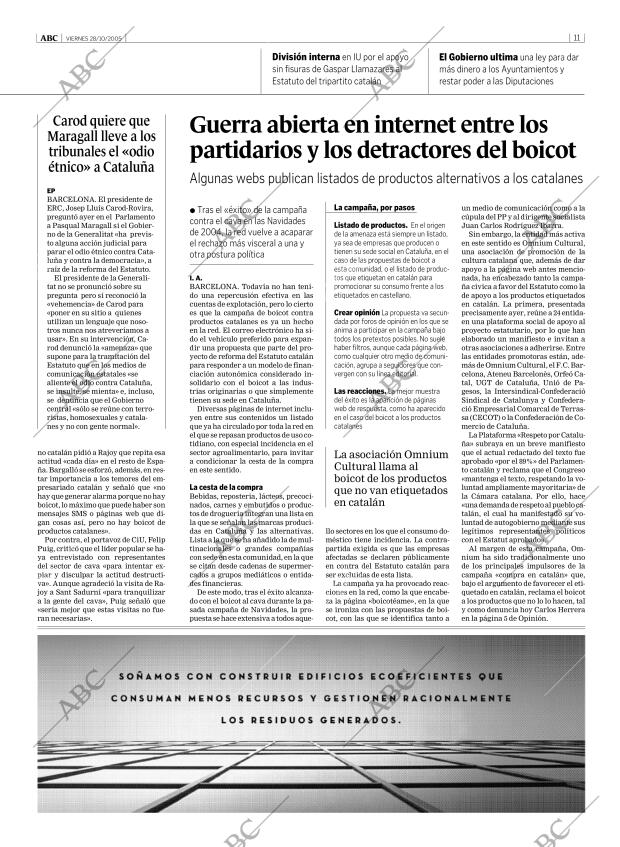 ABC MADRID 28-10-2005 página 11