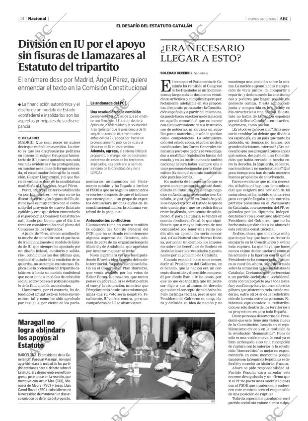 ABC MADRID 28-10-2005 página 14