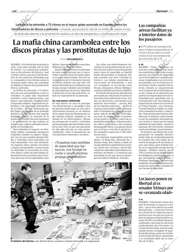 ABC MADRID 28-10-2005 página 21