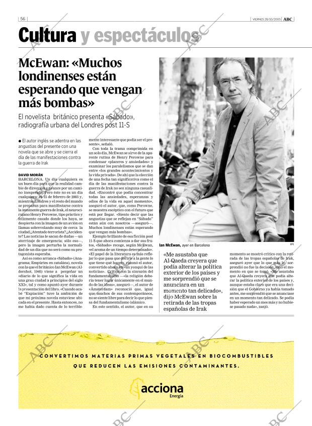 ABC MADRID 28-10-2005 página 56