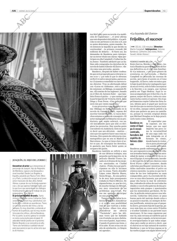 ABC MADRID 28-10-2005 página 61