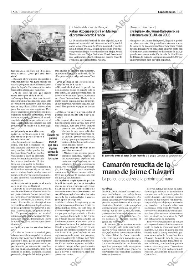 ABC MADRID 28-10-2005 página 63