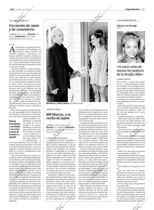 ABC MADRID 28-10-2005 página 65
