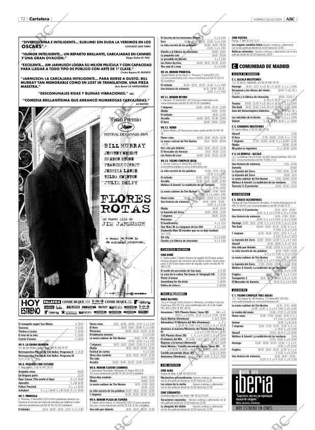ABC MADRID 28-10-2005 página 72