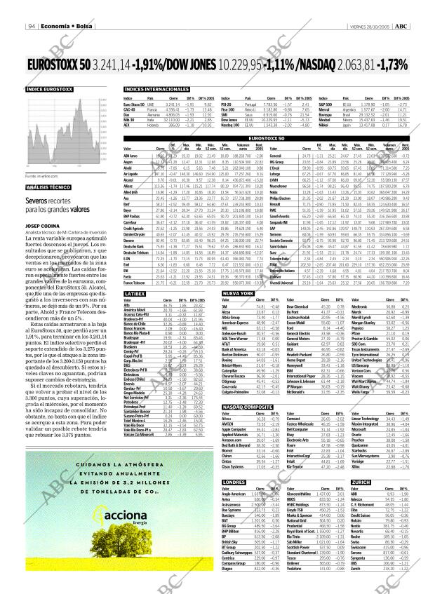 ABC MADRID 28-10-2005 página 94