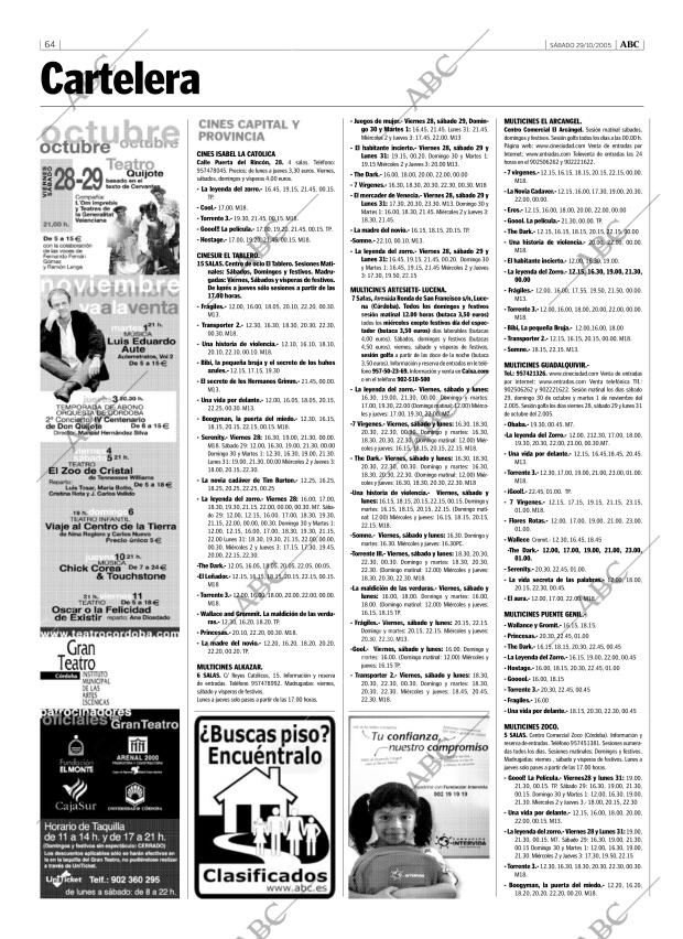 ABC CORDOBA 29-10-2005 página 64