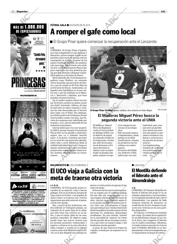 ABC CORDOBA 29-10-2005 página 86