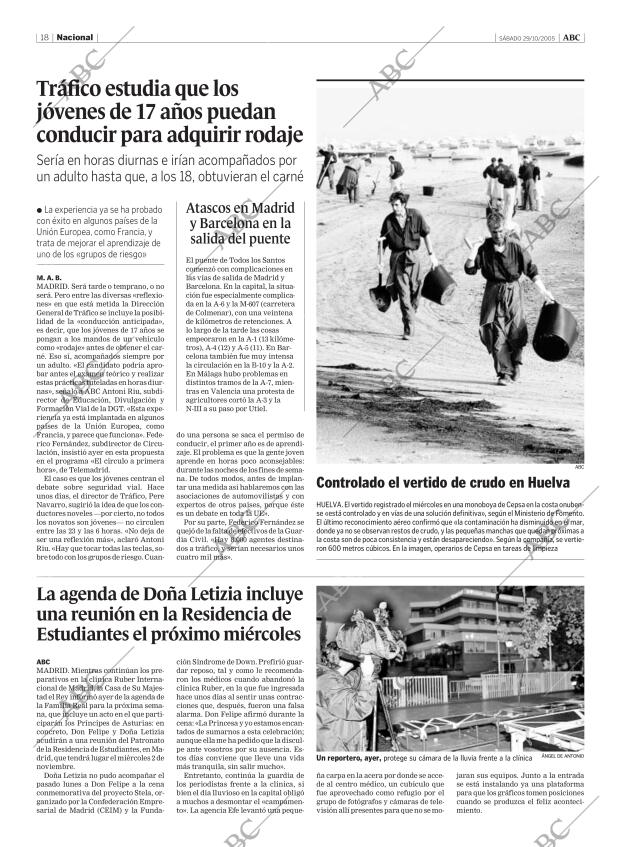 ABC MADRID 29-10-2005 página 18