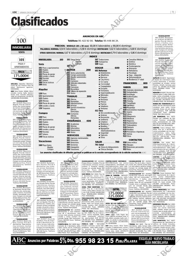 ABC SEVILLA 29-10-2005 página 71