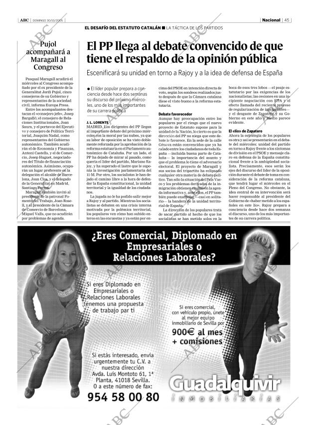 ABC SEVILLA 30-10-2005 página 45