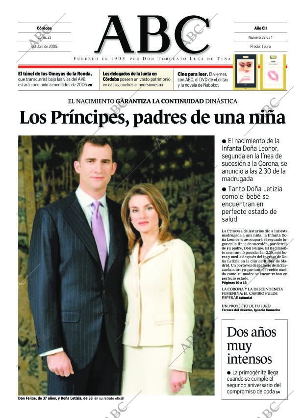 ABC CORDOBA 31-10-2005 página 1