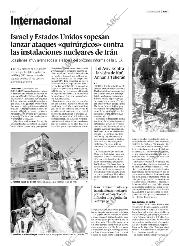 ABC CORDOBA 31-10-2005 página 20
