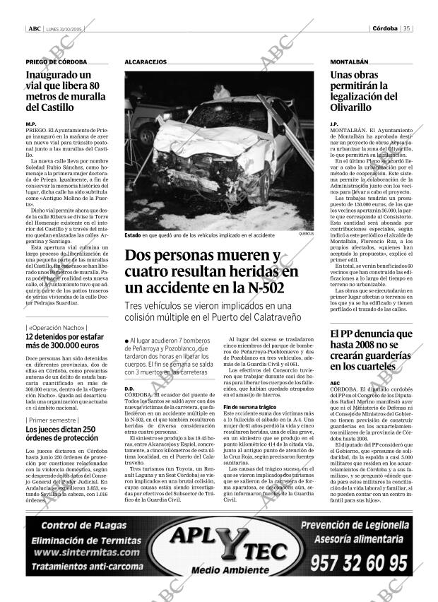 ABC CORDOBA 31-10-2005 página 35