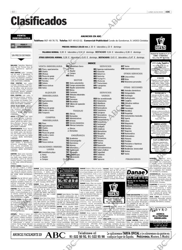 ABC CORDOBA 31-10-2005 página 60