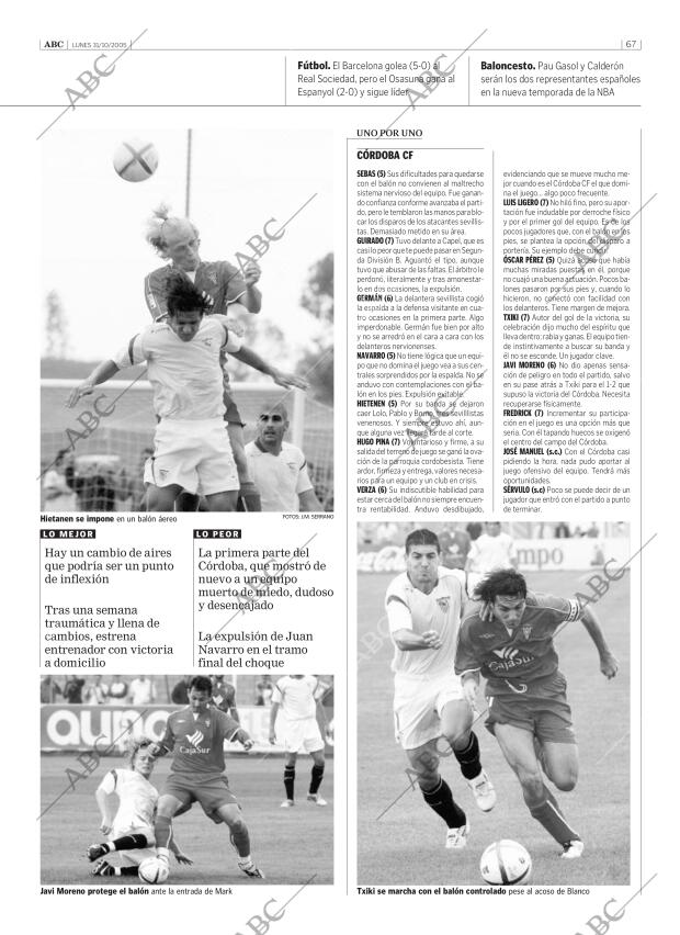 ABC CORDOBA 31-10-2005 página 67