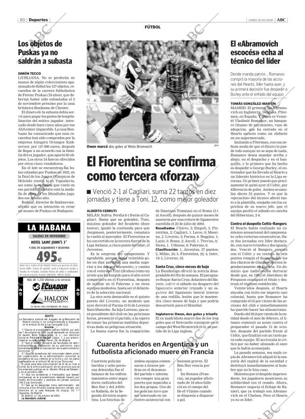 ABC CORDOBA 31-10-2005 página 80