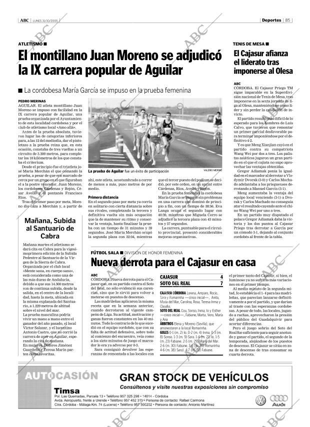 ABC CORDOBA 31-10-2005 página 85