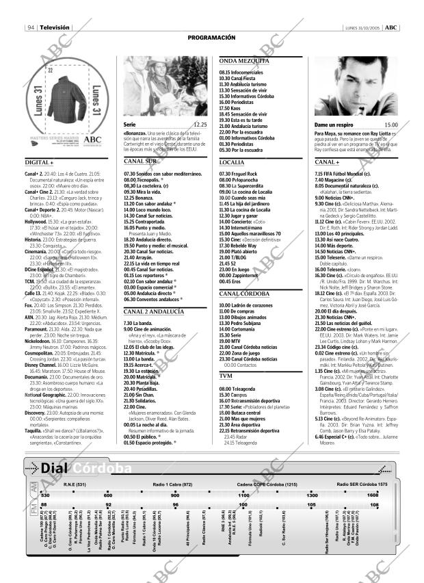 ABC CORDOBA 31-10-2005 página 94