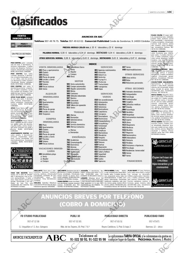 ABC CORDOBA 01-11-2005 página 76