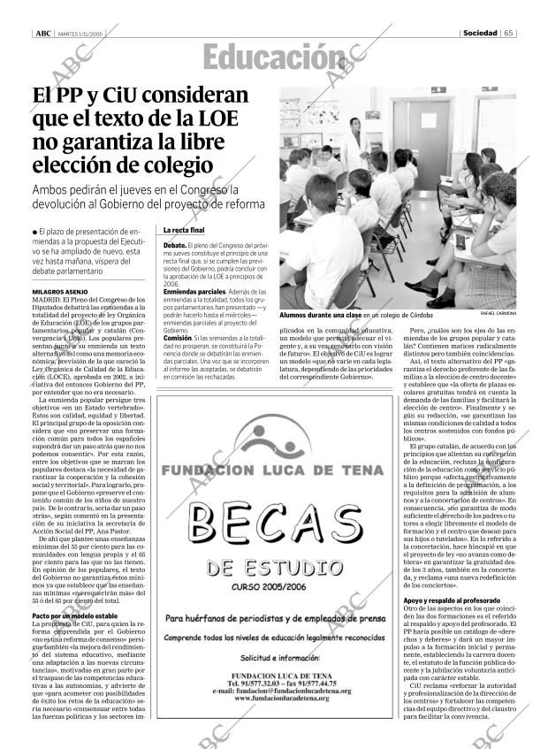 ABC MADRID 01-11-2005 página 65