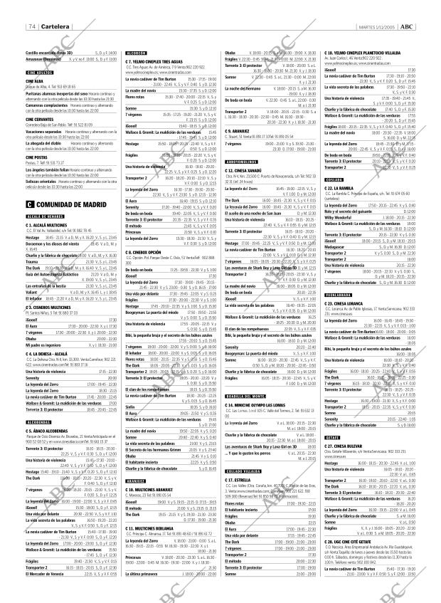 ABC MADRID 01-11-2005 página 74